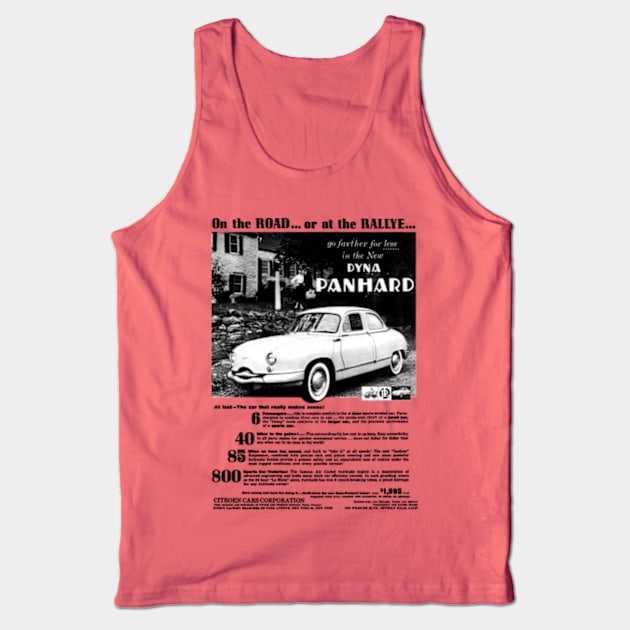 PANHARD DYNA - advert Tank Top by Throwback Motors